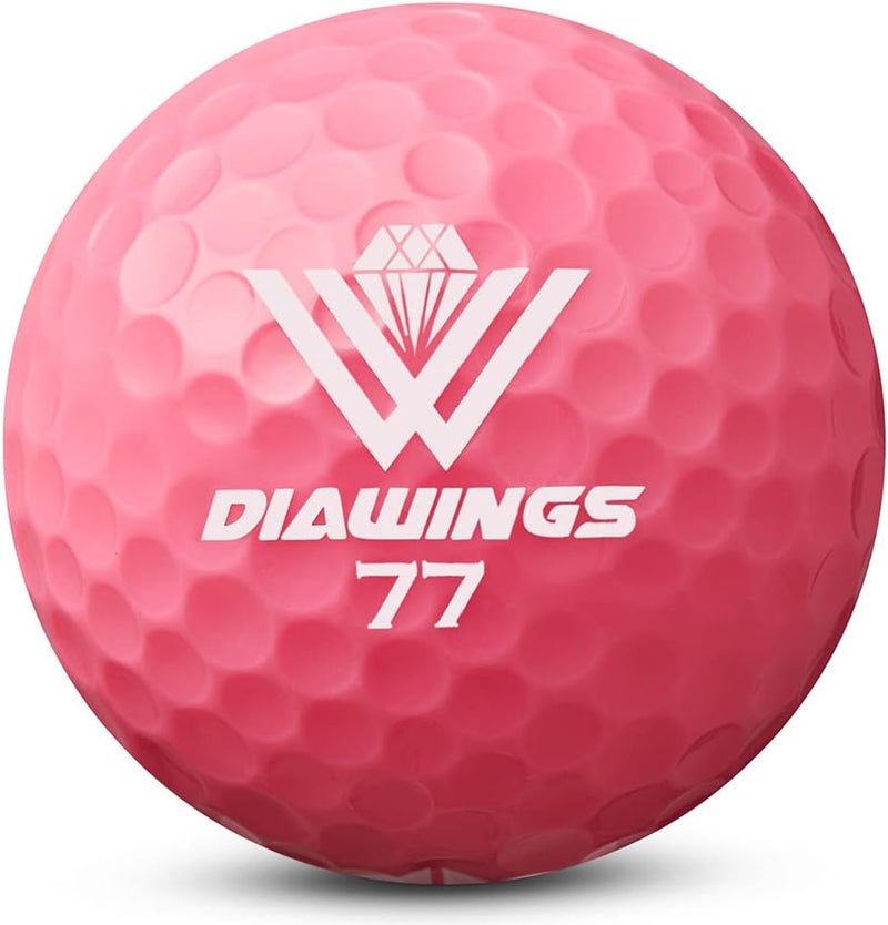 DIAWINGS W Diawings Max Distance Golf Balls – Easy Control & Straight Flight | Increased Distance for Slower Swing Speeds | USGA & R&A Conforming | 6 Balls - Image 2